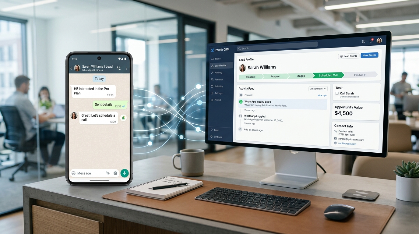 Integración de WhatsApp con CRM para automatizar leads y ventas