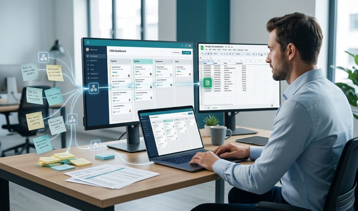 Tu equipo ya no da abasto: cómo eliminar carga manual en ventas con automatizaciones simples